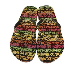 Awesome Washington DC Flip Flops in EUC.